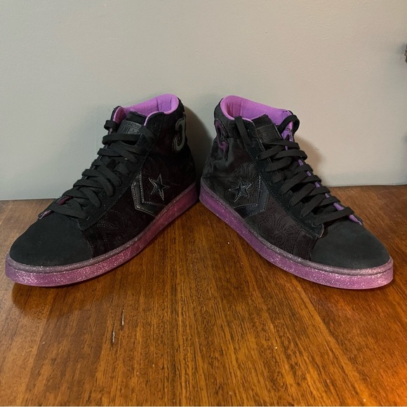 Converse mens Converse x Joe Fresh Goods Pro Leather Hi Top Sneaker. - Picture 5 of 12